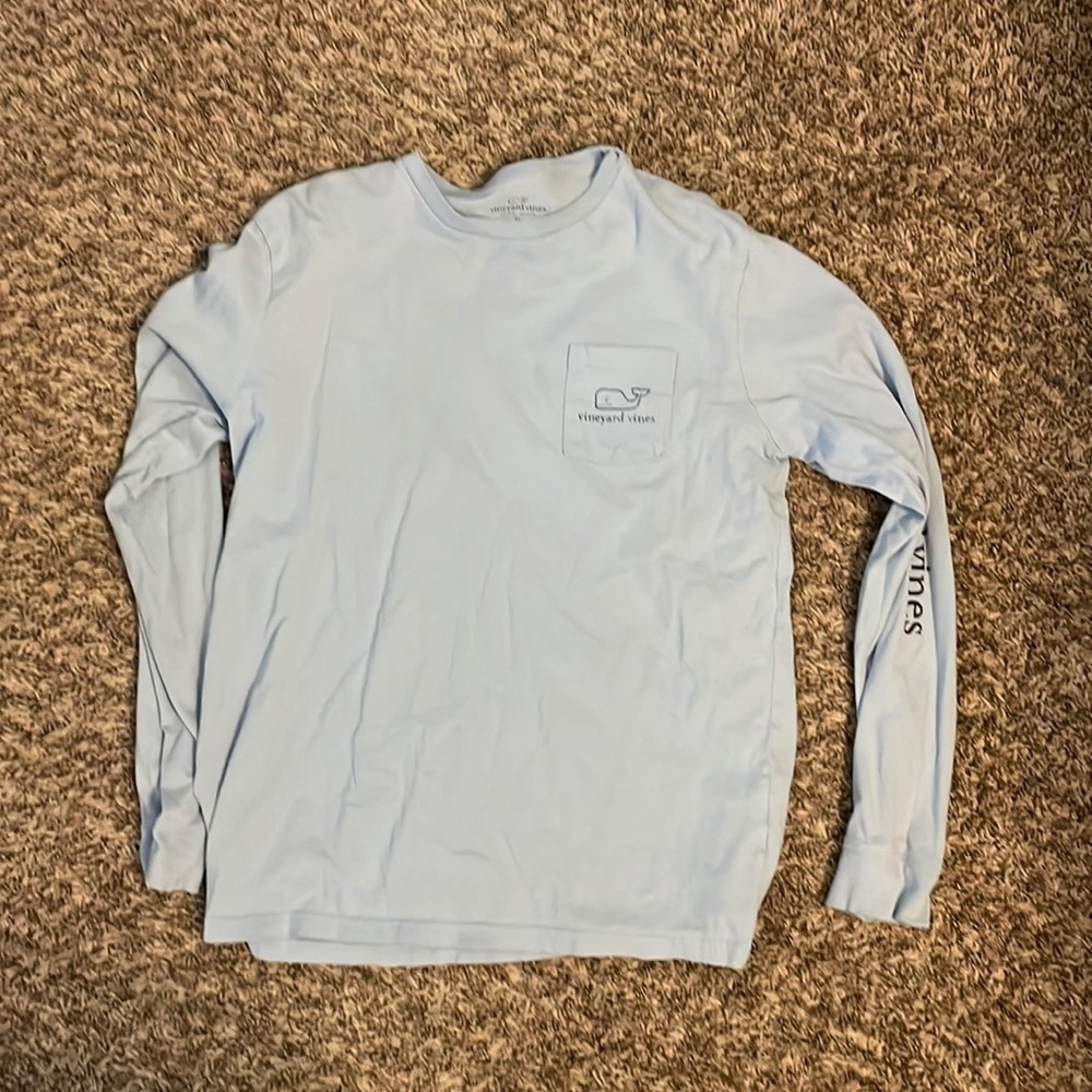 Light Blue Vineyard Vines Shirt